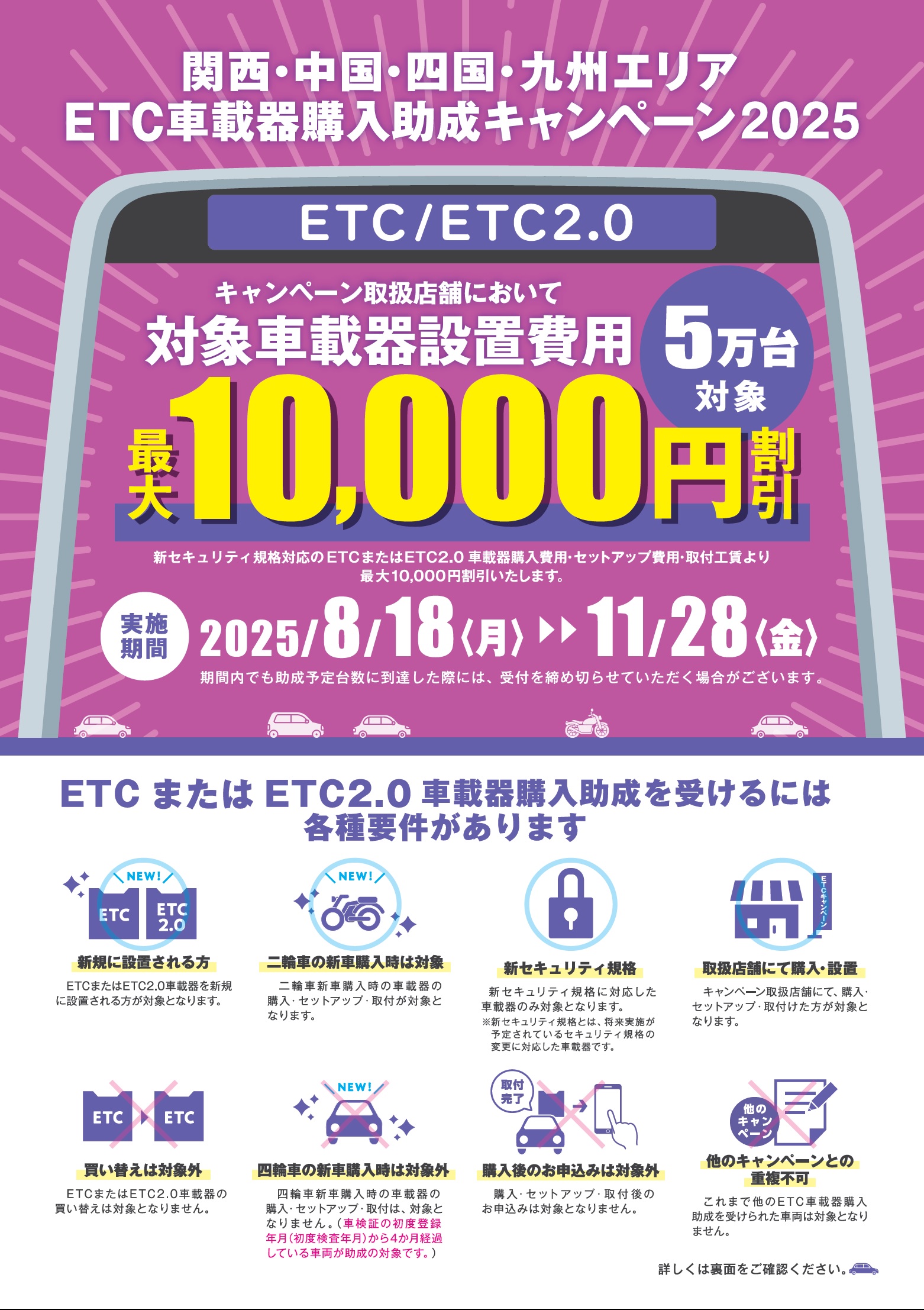 ETC助成金2025西日本